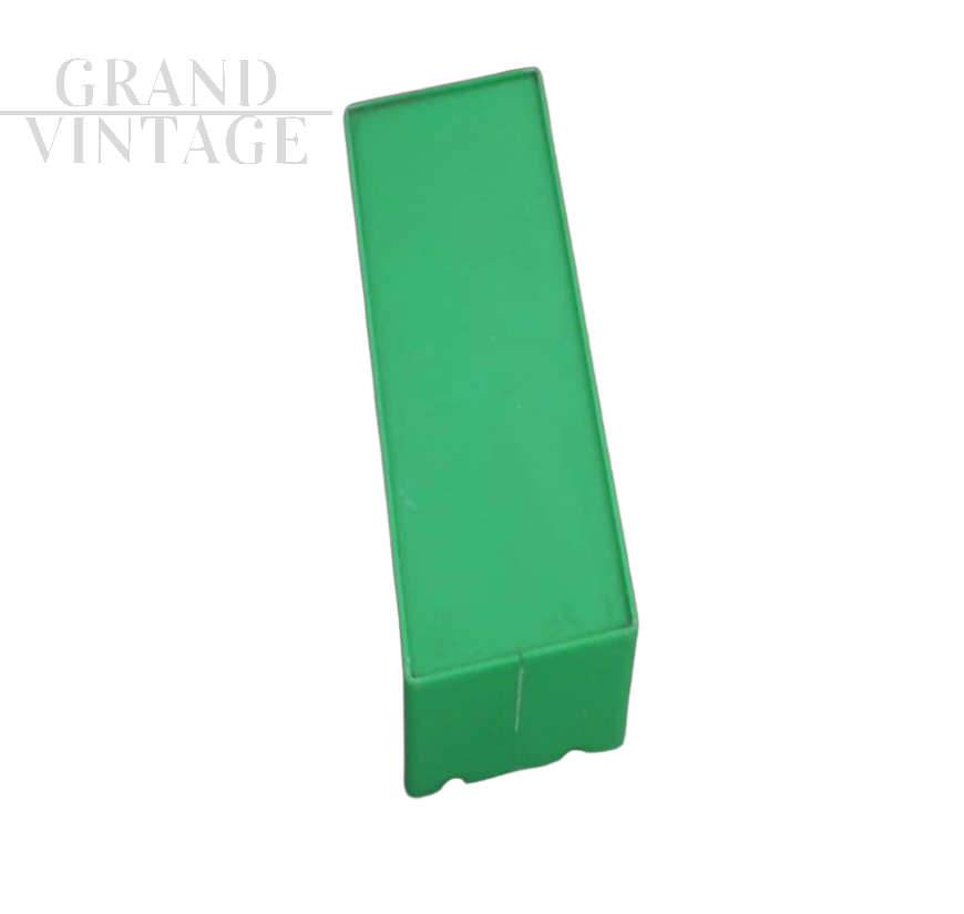 Vintage green plastic letter I from a pharmacy sign, 1980s