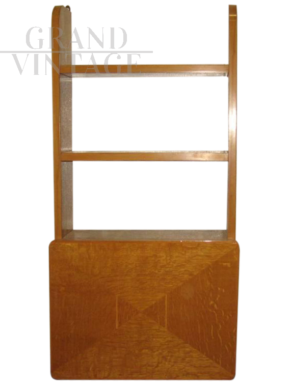Vintage hanging bookcase from the 1960s, Italian mid century