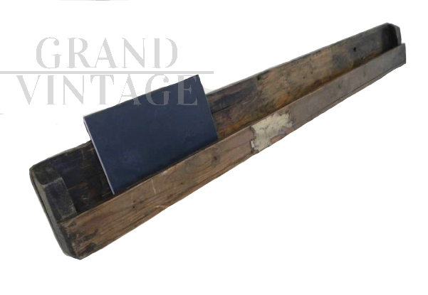 50's wooden document shelf