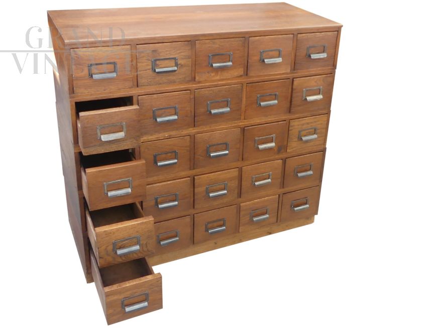 POST OFFICE CHEST OF DRAWERS, 1900