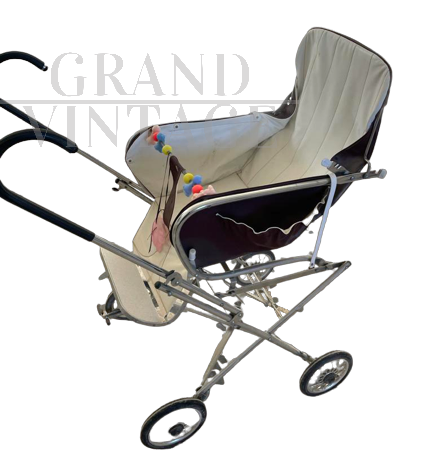 Vintage 50s pushchair with toys