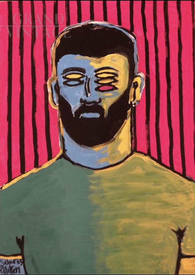 Sunset - painting by Salvo Pillitteri in contemporary urban style