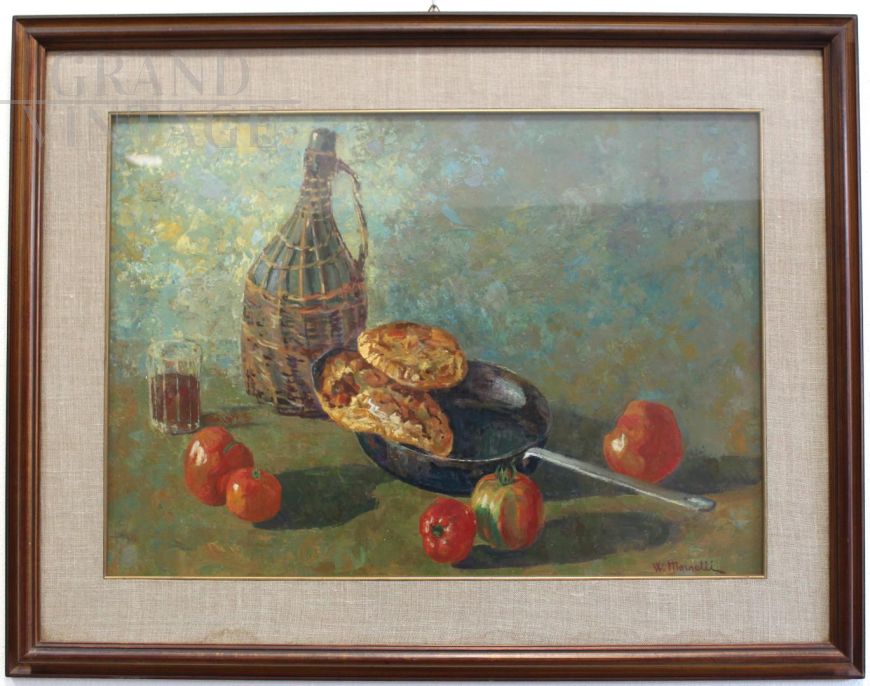 Oil painting Still Life by Walter Morselli