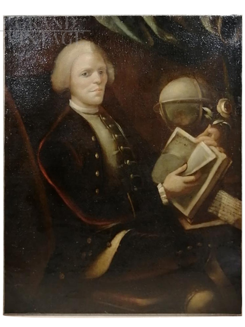 Portrait of an 18th century scholar