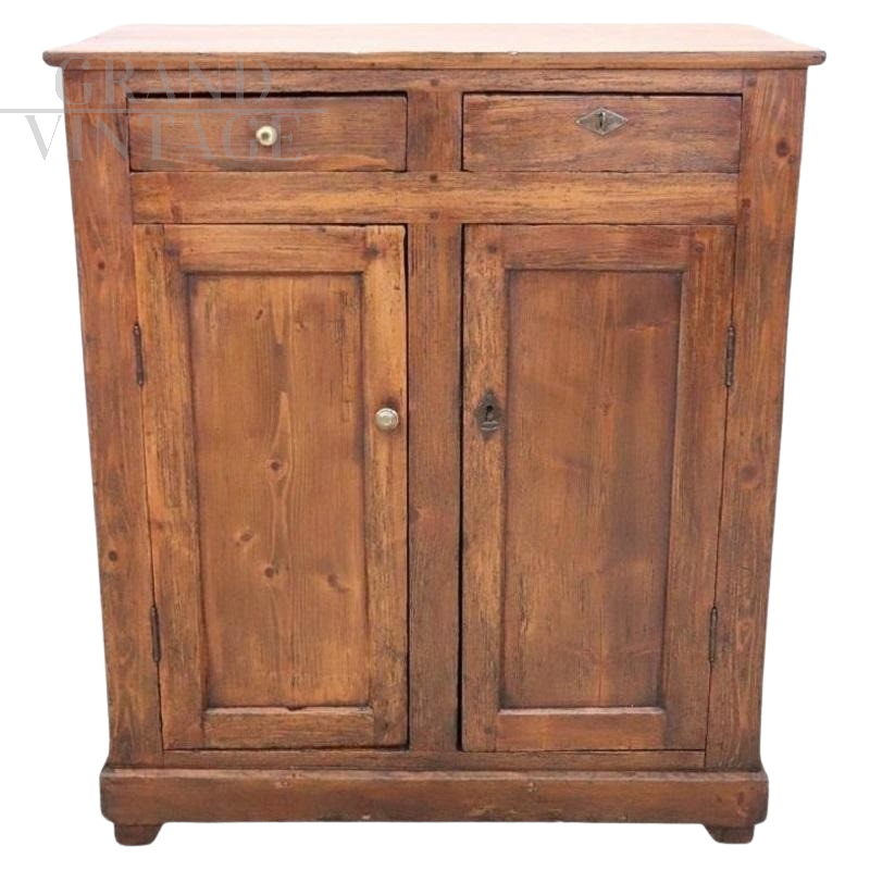 Small rustic fir sideboard from the early 1900s