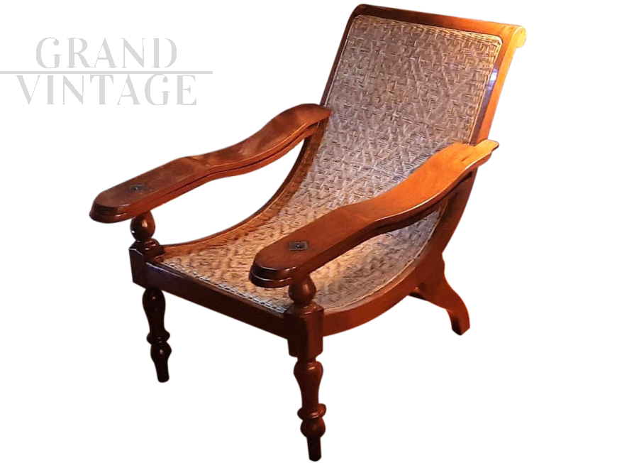Antique colonial plantation chair
