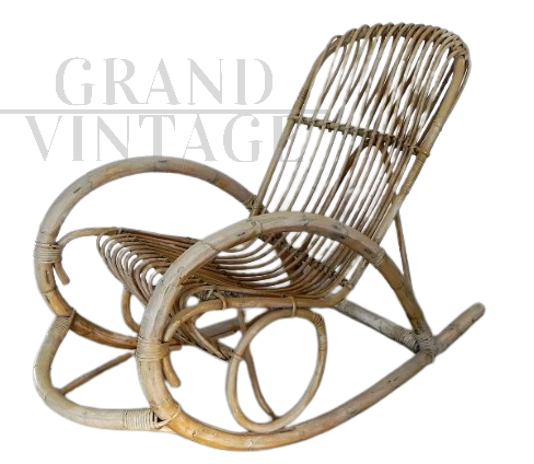 Bamboo rocking chair