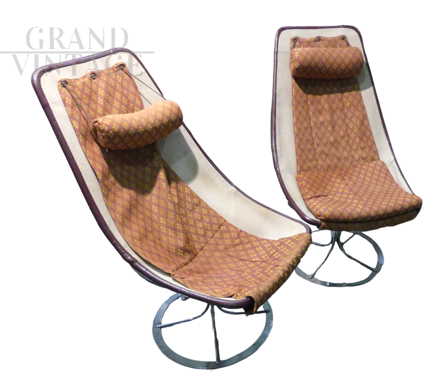 Pair of Jetson armchairs by Bruno Mathsson for Dux