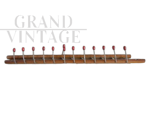 Vintage Reguitti wooden tie rack