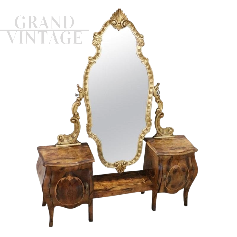 Refined 20th century antique style dressing table