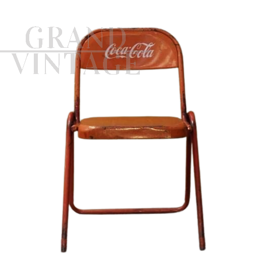 Vintage Coca Cola metal chair