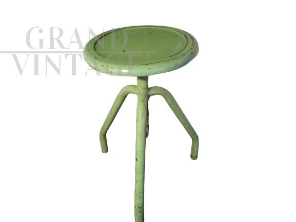 Industrial laboratory green stools 