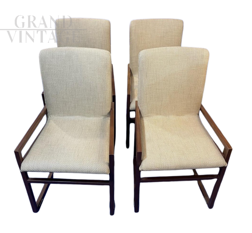 Set of four chairs by Pierre Balmain