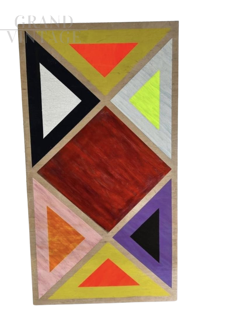 Sinergies - painting by Bruno Carlino inspired by Vittoria Palazzolo