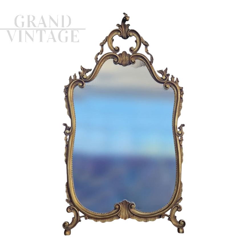 Mirror with gilded wooden frame, Venice 1930s