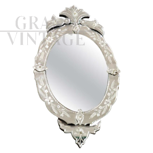Murano glass mirror from the early 1900s