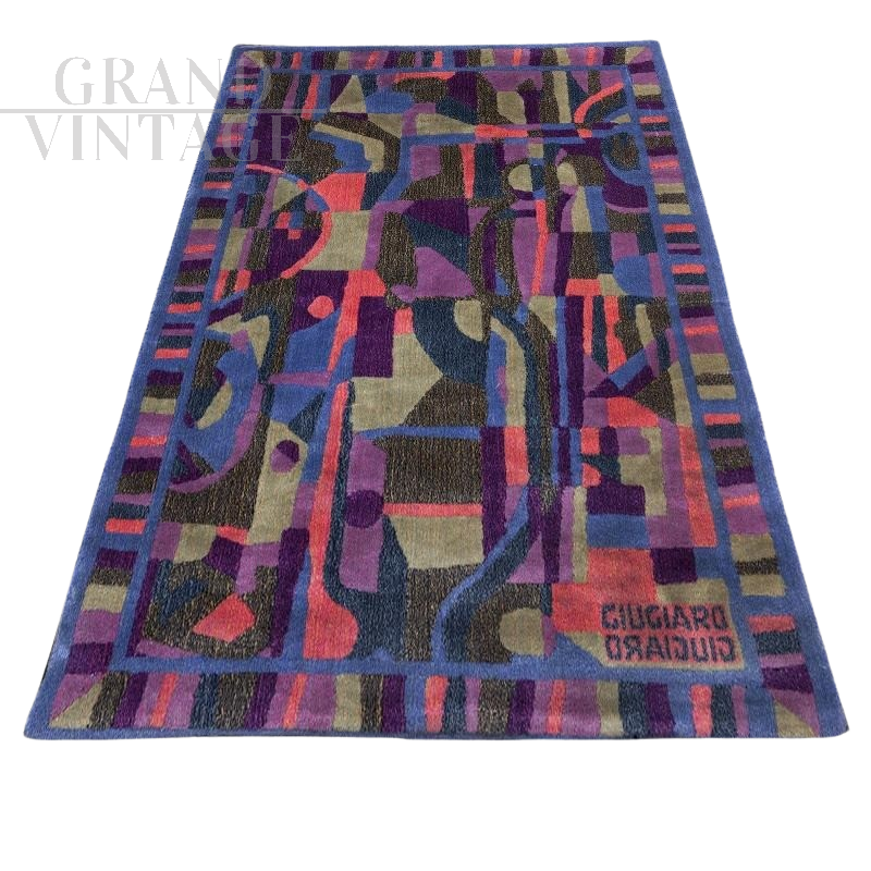 Carpet designed by Giorgetto Giugiaro for Paracchi, Italy 1990s