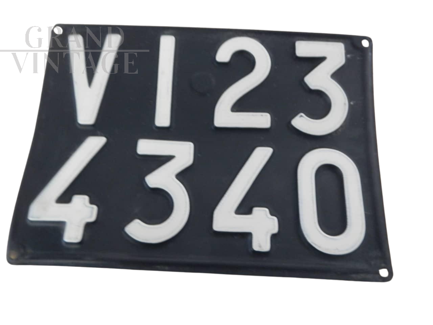 Vintage Vicenza VI23 car license plate