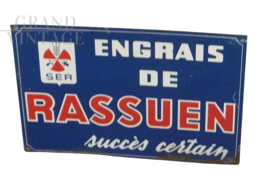 Advertising sign Engrais de Rassuen, France 1950s