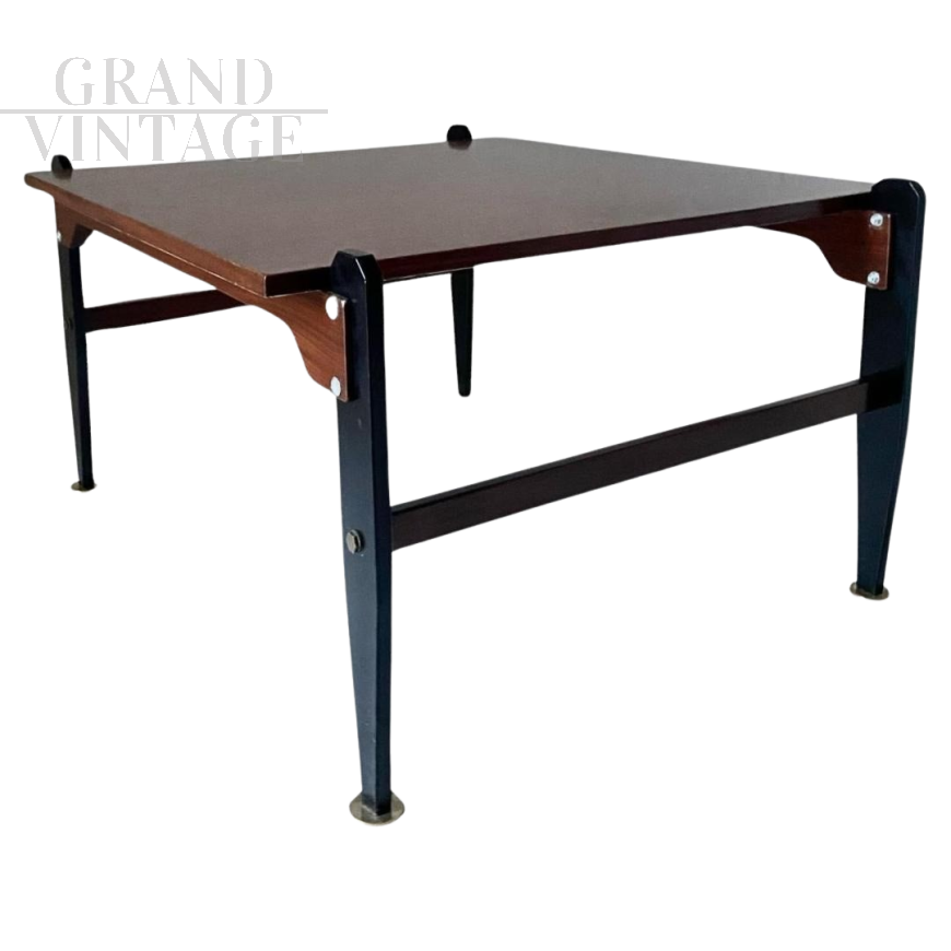 1950s Scandinavian style teak wood coffee table    