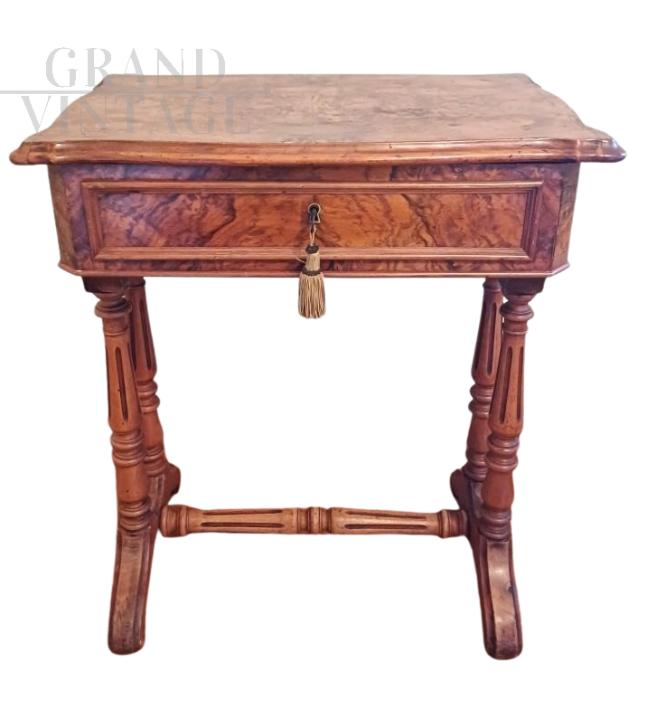 Sewing table from the mid-19th century