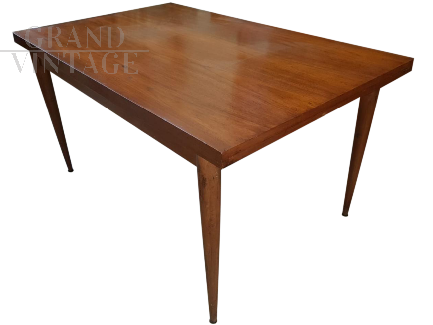 Extendable vintage table in rosewood