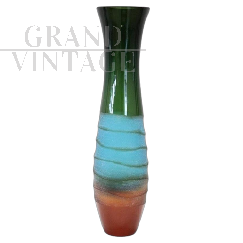 Soliflor art vase from Villeroy & Boch in multicolored glass, 1990s