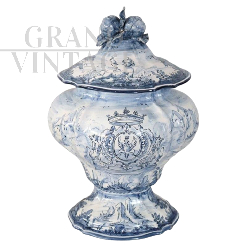 Alba Docilia artistic ceramic vase, Italy 1930s