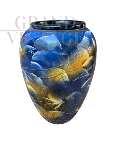 Vaso vintage in ceramica firmato Grech