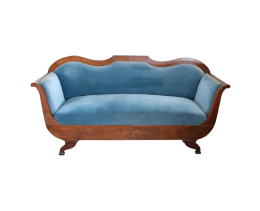 Charles X blue sofa