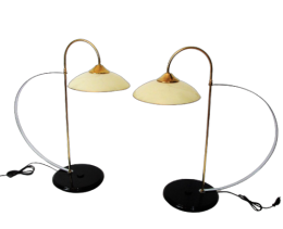 70s minimalist table lamps