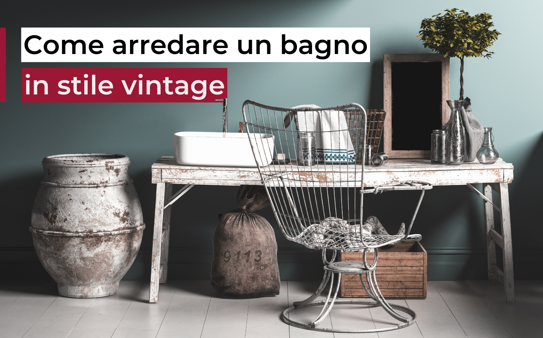 Come arredare un bagno in stile vintage e retrò