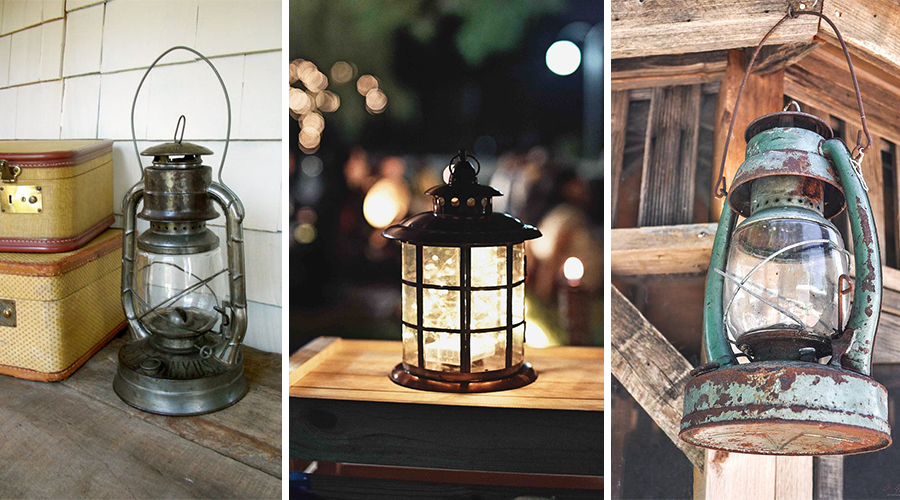 Vintage Lanterns: how to use them in the house and garden