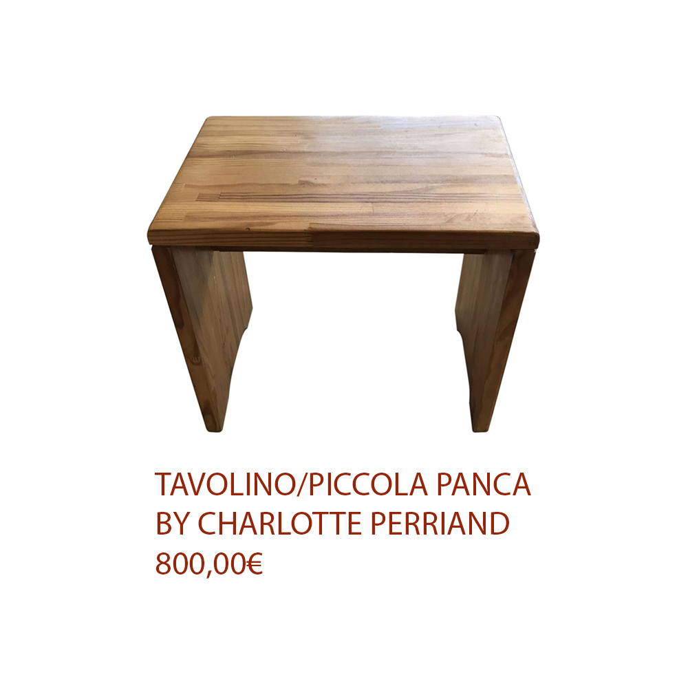 Tavolino/Panca Charlotte Perriand